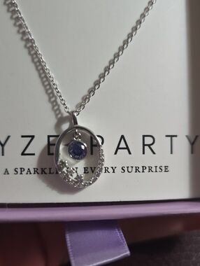 New With Box Ryze Sterling Silver Necklace.